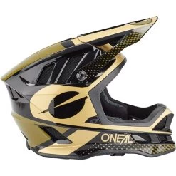 Oneal O'Neal Blade Polyacrylite Casque Delta, Noir/Or -ÉQUIPEMENT DE CYCLISME oneal blade polyacrylite helmet delta ace black gold 4