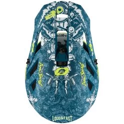 Oneal O'Neal Blade Polyacrylite Casque Delta, Bleu Pétrole/vert -ÉQUIPEMENT DE CYCLISME oneal blade polyacrylite helmet delta teal hr v23 6