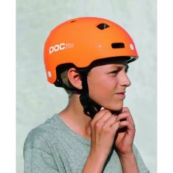POC POCito Crane MIPS Casque Enfant, Orange 10 POC POCito Crane MIPS Casque Enfant, Orange -ÉQUIPEMENT DE CYCLISME poc pocito crane mips helmet kids fluorescent orange 5