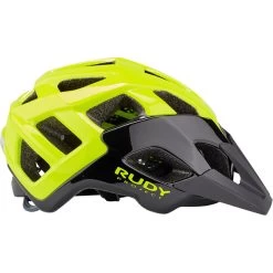 Rudy Project Crossway Casque, Noir/jaune -ÉQUIPEMENT DE CYCLISME rudy project crossway helmet black yellow fluo shiny 4