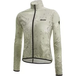 Santini Fango Veste Coupe-vent à Poche Homme, Gris
