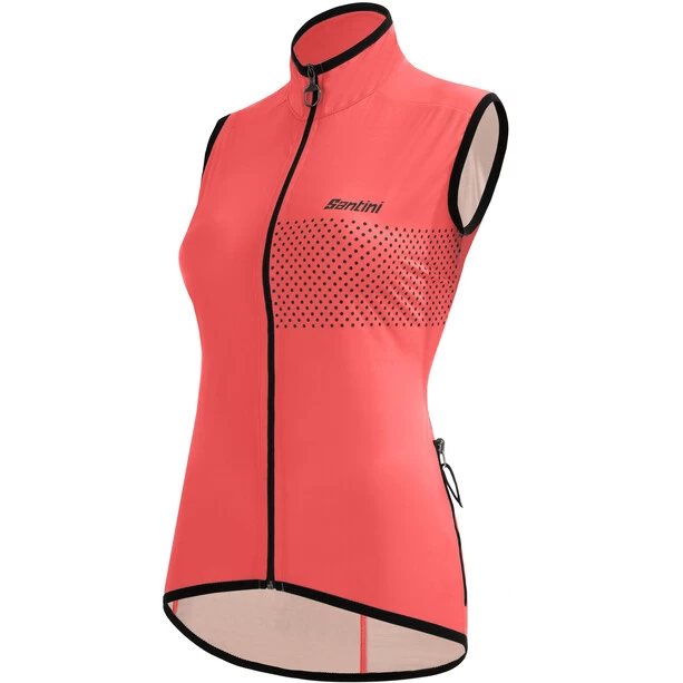 Santini Guard Nimbus Gilet De Pluie Femme, Rose 3 Santini Guard Nimbus Gilet De Pluie Femme, Rose