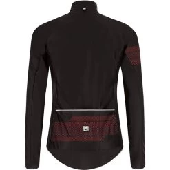 Santini Idea Veste Coupe-vent Homme, Noir/rouge