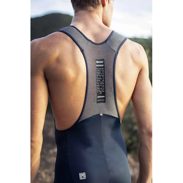 Santini Karma Delta Cuissard Court à Bretelles Avec Rembourrage GITevo Homme, Noir 6 Santini Karma Delta Cuissard Court à Bretelles Avec Rembourrage GITevo Homme, Noir – Image 4