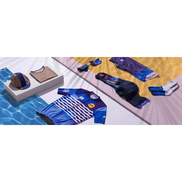 Santini Paris Nice Onda Gilet, Bleu 8 Santini Paris Nice Onda Gilet, Bleu – Image 6