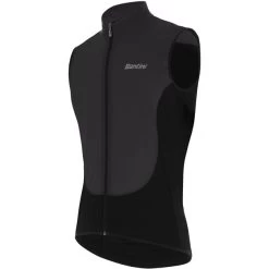 Santini Trail Gravel Gilet Homme, Noir