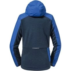 Schöffel Valve Veste Hybride Femme, Bleu