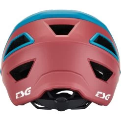 TSG Chatter Solid Color Casque, Turquoise/rouge -ÉQUIPEMENT DE CYCLISME tsg chatter solid color helmet satin ocean cedar 5