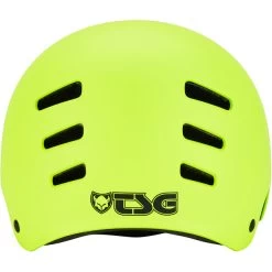 TSG Evolution Solid Color Casque, Jaune -ÉQUIPEMENT DE CYCLISME tsg evolution solid color helmet satin acid yellow 5