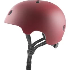 TSG Meta Solid Color Casque, Rouge -ÉQUIPEMENT DE CYCLISME tsg meta solid color helmet satin oxblood 3