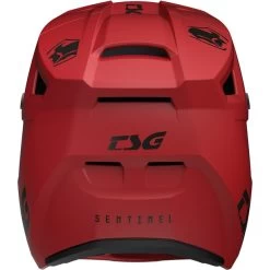 TSG Sentinel Solid Color Casque, Rouge -ÉQUIPEMENT DE CYCLISME tsg sentinel solid color helmet satin red 4