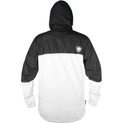 TSG Veste Coupe-vent Homme, Noir/blanc