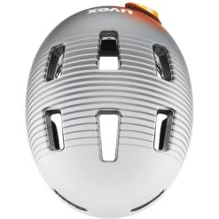UVEX City 4 WE Casque Femme, Gris/blanc -ÉQUIPEMENT DE CYCLISME uvex city 4 we helmet women white grey matt 5