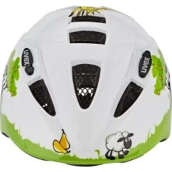 UVEX Kid 2 Casque Enfant, Blanc/vert
