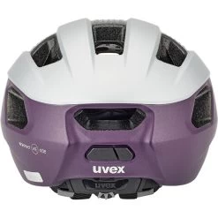 UVEX Rise CC WE Casque Femme, Argent/violet -ÉQUIPEMENT DE CYCLISME uvex rise cc we helmet women silver plum mat 5