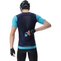 UYN Ultralight Veste Coupe-vent Pour Cyclistes Homme, Bleu -ÉQUIPEMENT DE CYCLISME uyn ultralight biking wind jacket men deep blue 4