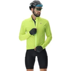 UYN Ultralight Veste Coupe-vent Pour Cyclistes Homme, Jaune -ÉQUIPEMENT DE CYCLISME uyn ultralight biking wind jacket men soft yellow fluo 3