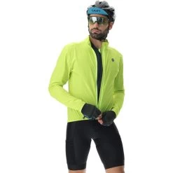 UYN Ultralight Veste Coupe-vent Pour Cyclistes Homme, Jaune -ÉQUIPEMENT DE CYCLISME uyn ultralight biking wind jacket men soft yellow fluo 4