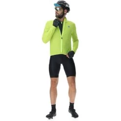 UYN Ultralight Veste Coupe-vent Pour Cyclistes Homme, Jaune -ÉQUIPEMENT DE CYCLISME uyn ultralight biking wind jacket men soft yellow fluo 7