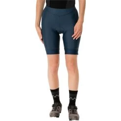 VAUDE Advanced IV Pantalon Femme, Bleu -ÉQUIPEMENT DE CYCLISME vaude advanced iv pants women dark sea 3