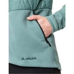 VAUDE Comyou Veste Polaire Femme, Bleu Pétrole -ÉQUIPEMENT DE CYCLISME vaude comyou fleece jacket women dusty moss 6
