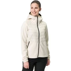 VAUDE Comyou Veste Polaire Femme, Blanc -ÉQUIPEMENT DE CYCLISME vaude comyou fleece jacket women ecru 3