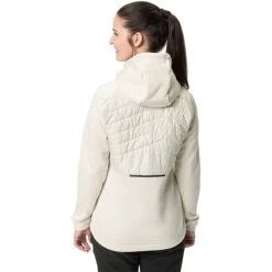 VAUDE Comyou Veste Polaire Femme, Blanc -ÉQUIPEMENT DE CYCLISME vaude comyou fleece jacket women ecru 4