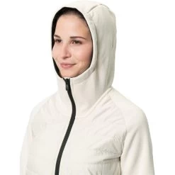 VAUDE Comyou Veste Polaire Femme, Blanc -ÉQUIPEMENT DE CYCLISME vaude comyou fleece jacket women ecru 5