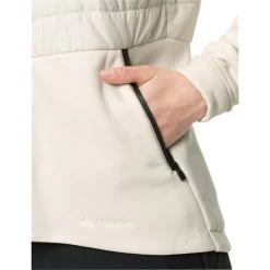 VAUDE Comyou Veste Polaire Femme, Blanc -ÉQUIPEMENT DE CYCLISME vaude comyou fleece jacket women ecru 6
