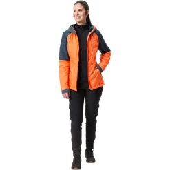 VAUDE Cyclist Veste Hybride Femme, Orange/bleu -ÉQUIPEMENT DE CYCLISME vaude cyclist hybrid jacket women neon orange blue 7