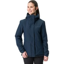 VAUDE Cyclist IV Veste Rembourrée Femme, Bleu -ÉQUIPEMENT DE CYCLISME vaude cyclist iv padded jacket women dark sea 3