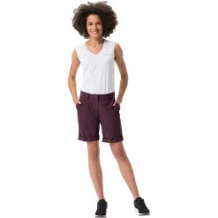 VAUDE Cyclist Short Femme, Violet -ÉQUIPEMENT DE CYCLISME vaude cyclist shorts women cassis 5