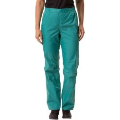 VAUDE Drop II Pantalon Femme, Turquoise -ÉQUIPEMENT DE CYCLISME vaude drop ii pants women wave 3