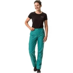 VAUDE Drop II Pantalon Femme, Turquoise -ÉQUIPEMENT DE CYCLISME vaude drop ii pants women wave 5