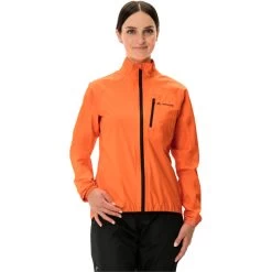VAUDE Drop III Veste Femme, Orange -ÉQUIPEMENT DE CYCLISME vaude drop iii jacket women neon orange 3