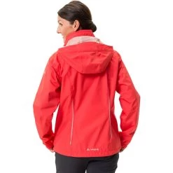 VAUDE Escape Bike Light Veste Femme, Rouge -ÉQUIPEMENT DE CYCLISME vaude escape bike light jacket women flame 4