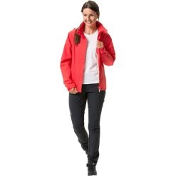VAUDE Escape Bike Light Veste Femme, Rouge -ÉQUIPEMENT DE CYCLISME vaude escape bike light jacket women flame 5