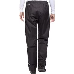 VAUDE Fluid Pantalon Entièrement Zippé Taille Courte Femme, Noir -ÉQUIPEMENT DE CYCLISME vaude fluid full zip pants women short black 3