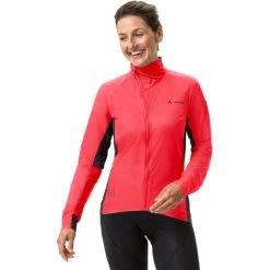 VAUDE Furka Air Jacket Women, Rouge -ÉQUIPEMENT DE CYCLISME vaude furka air jacket women flame 3