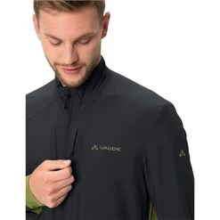VAUDE Kuro Air Veste Homme, Noir/vert -ÉQUIPEMENT DE CYCLISME vaude kuro air jacket men black avocado 5
