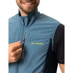 VAUDE Kuro Air Vest Men, Bleu -ÉQUIPEMENT DE CYCLISME vaude kuro air vest men blue gray 7