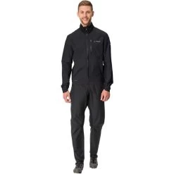 VAUDE Kuro Veste De Pluie Homme, Noir -ÉQUIPEMENT DE CYCLISME vaude kuro rain jacket men black 7
