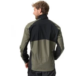 VAUDE Kuro Veste De Pluie Homme, Olive -ÉQUIPEMENT DE CYCLISME vaude kuro rain jacket men khaki 4