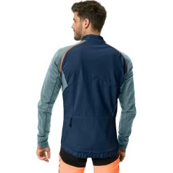 VAUDE Kuro Veste Softshell Zip-Off Homme, Bleu -ÉQUIPEMENT DE CYCLISME vaude kuro softshell zip off jacket men cloudy blue 4