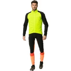 VAUDE Kuro Veste Softshell Zip-Off Homme, Jaune/noir 13 VAUDE Kuro Veste Softshell Zip-Off Homme, Jaune/noir -ÉQUIPEMENT DE CYCLISME vaude kuro softshell zip off jacket men neon yellow 7