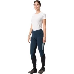 VAUDE Kuro Collants Chauds Hybrides Femme, Bleu/noir -ÉQUIPEMENT DE CYCLISME vaude kuro warm hybrid tights women dark sea 7