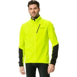 VAUDE Matera Veste Softshell Homme, Jaune 9 VAUDE Matera Veste Softshell Homme, Jaune -ÉQUIPEMENT DE CYCLISME vaude matera softshell jacket men neon yellow black 3