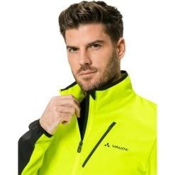 VAUDE Matera Veste Softshell Homme, Jaune 11 VAUDE Matera Veste Softshell Homme, Jaune -ÉQUIPEMENT DE CYCLISME vaude matera softshell jacket men neon yellow black 5