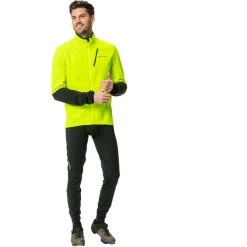 VAUDE Matera Veste Softshell Homme, Jaune 13 VAUDE Matera Veste Softshell Homme, Jaune -ÉQUIPEMENT DE CYCLISME vaude matera softshell jacket men neon yellow black 7
