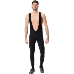 VAUDE Matera Cuissard Long à Bretelles Chaud Homme, Noir -ÉQUIPEMENT DE CYCLISME vaude matera warm bib tights men black 3